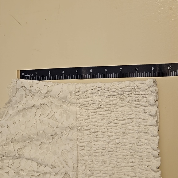 Torrid White Lace Square Neck Crop Top - Picture 9 of 9